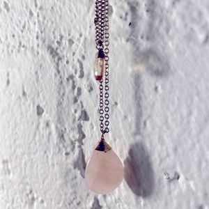 Rose Quartz Layered Necklace